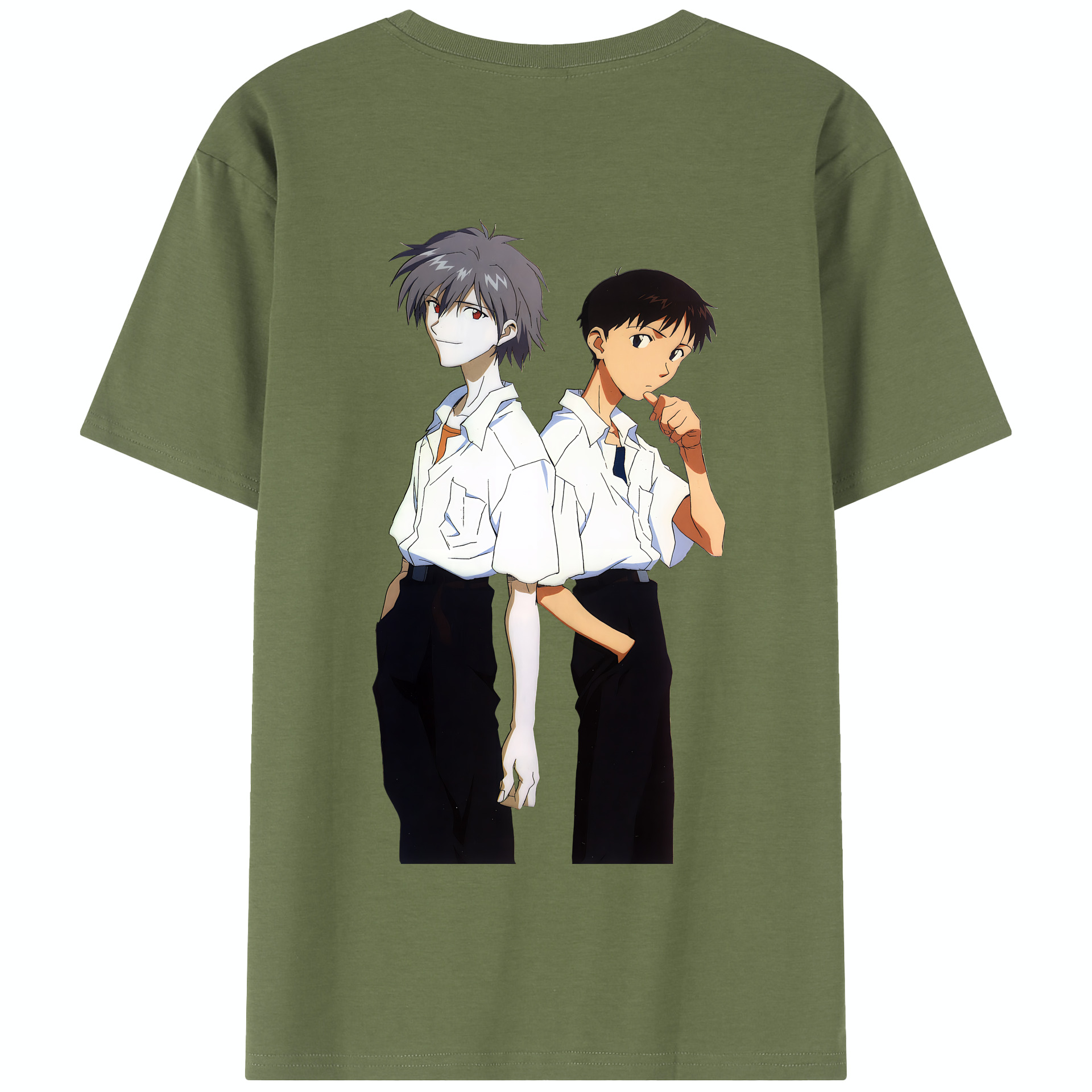 （画像用） EVA 新世紀エヴァンゲリオン 綿100％半袖Tシャツ（背面プリント）